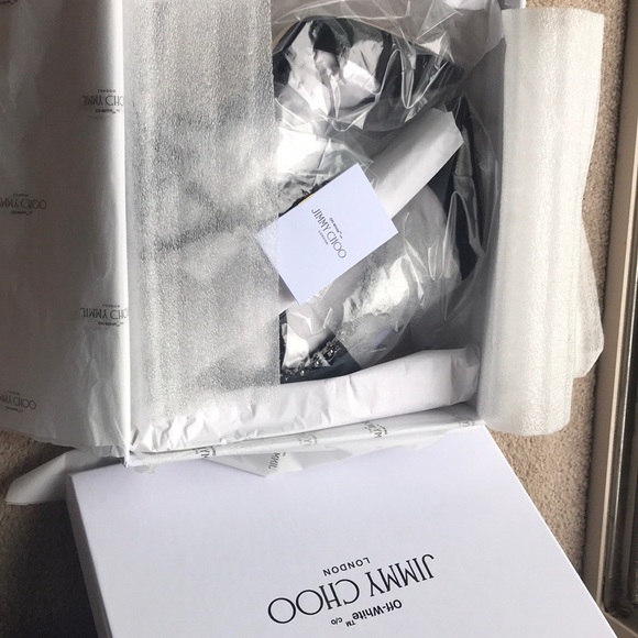 Jimmy Choo off white Victoria heels 38.5 - Picture 4 of 4